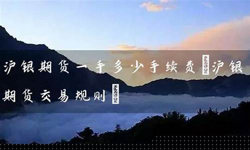 银 期货(纽约白银期货)_https://www.hhdlqc.com_大商所_第1张