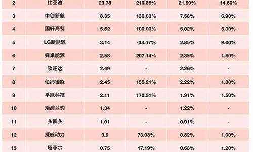 国内电芯厂家排名(国内电芯厂家排名第一)_https://www.hhdlqc.com_大商所_第1张