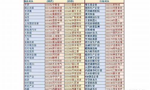 中国A股龙头股大全(中国a股各个行业龙头)_https://www.hhdlqc.com_郑商所_第1张