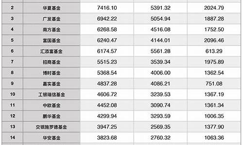 中国十大基金公司排名(中国十大基金公司排名华商基金)_https://www.hhdlqc.com_上期所_第1张
